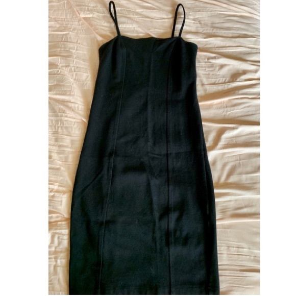 Forever 21 black midi dress - Picture 4 of 5